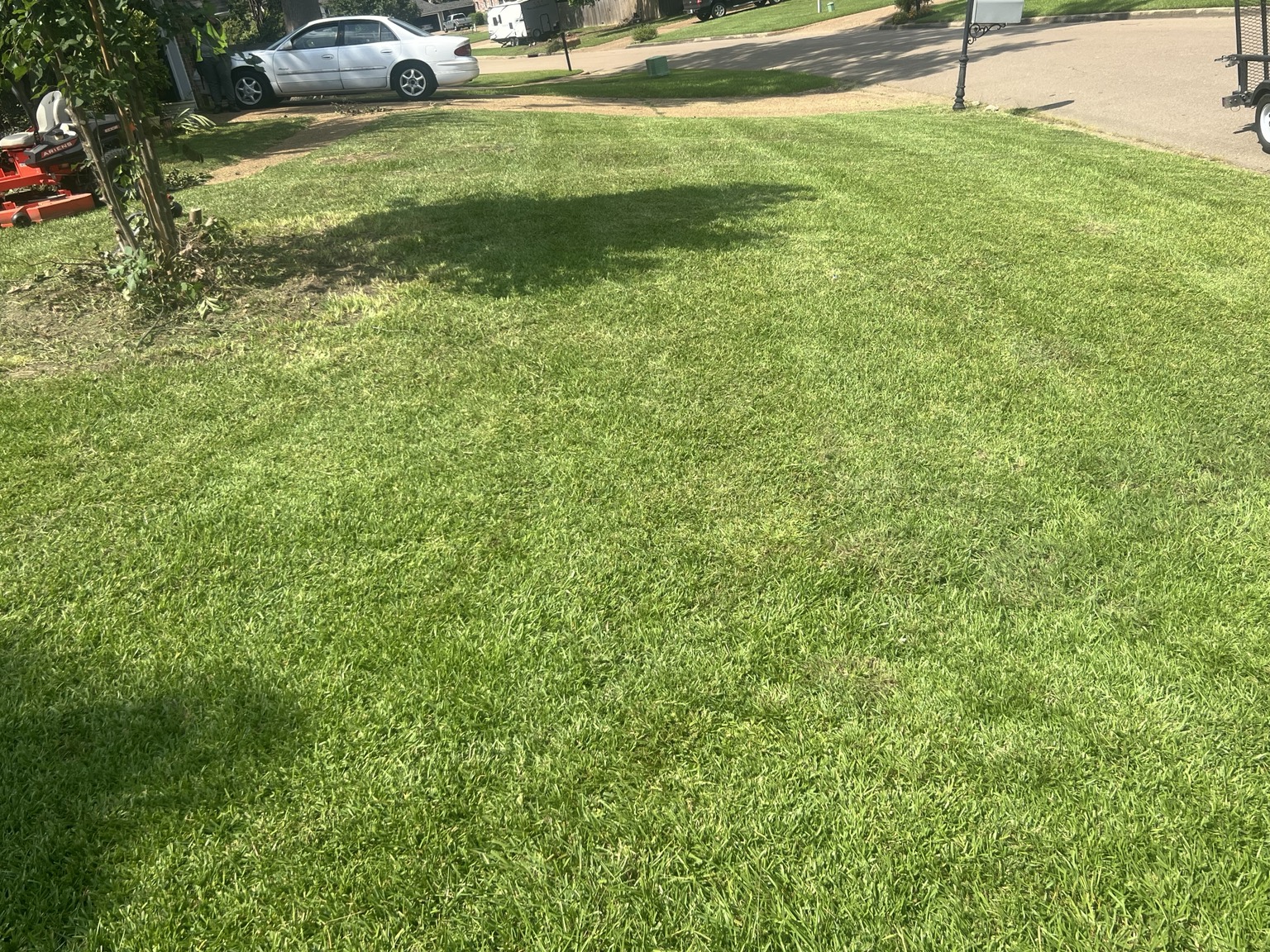 Biweekly lawn mowing project in Brandon Mississippi view 3