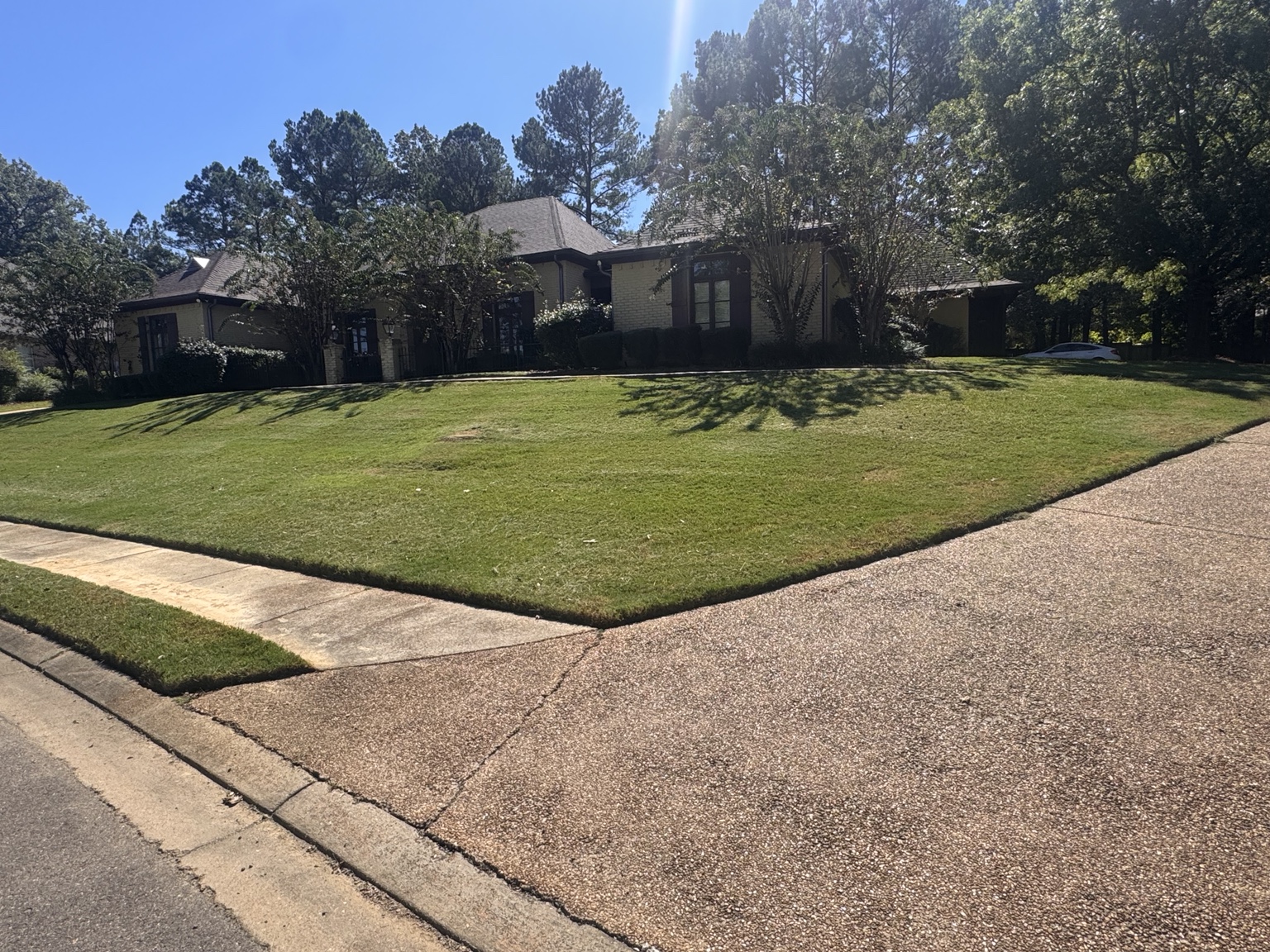 Lawn Mowing in Madison, MS by Advanced Lawn Providers in Central Mississippi