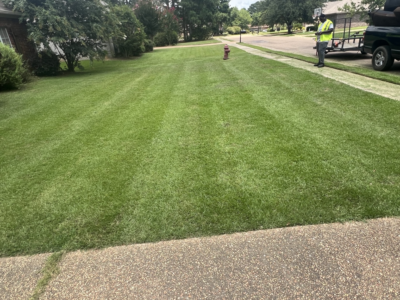 Residential Mowing completed by Advanced Lawn Providers