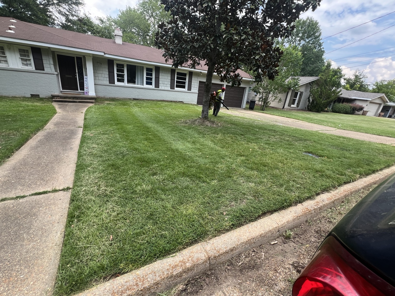 Curb Appeal Service completed by Advanced Lawn Providers