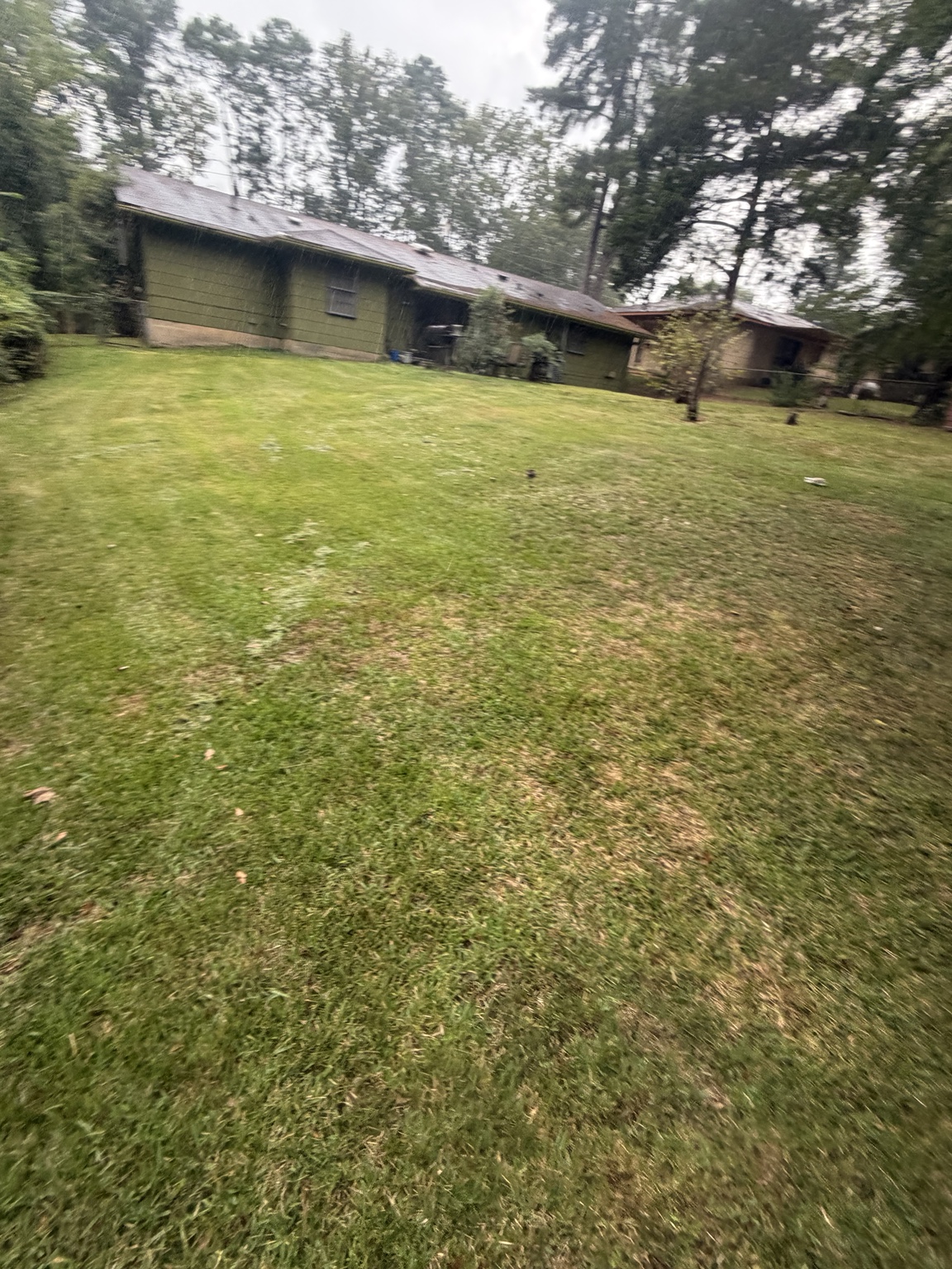 Completed residential lawn mowing and yard cleanup for a Jackson MS repeat customer
