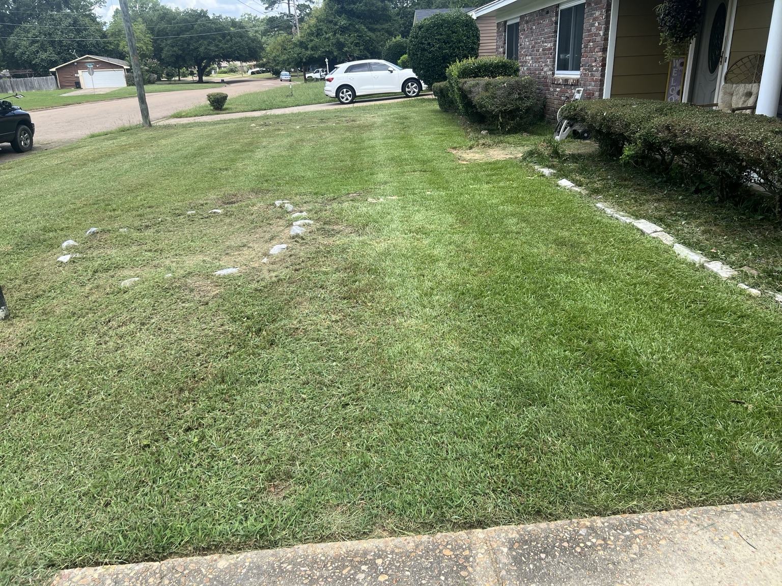 Biweekly lawn mowing project in Ridgeland Mississippi view 2